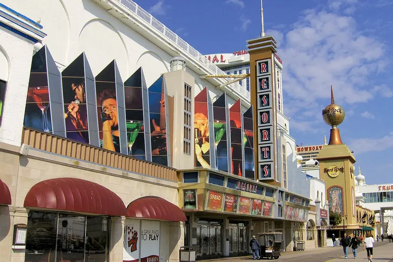 Resorts Atlantic City, boardwalk entrance